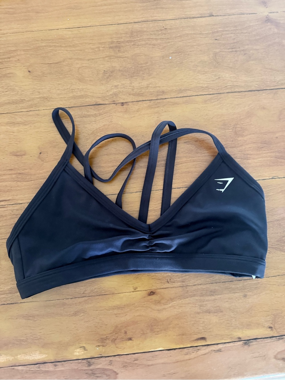 Gymshark Strappy Sports Bra - Black